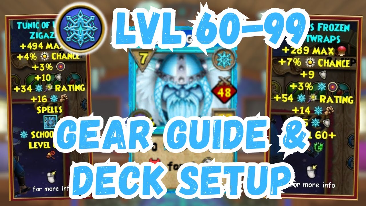 Wizard101: Solo Ice Gear Guide & Deck Setup (Level 60-99)