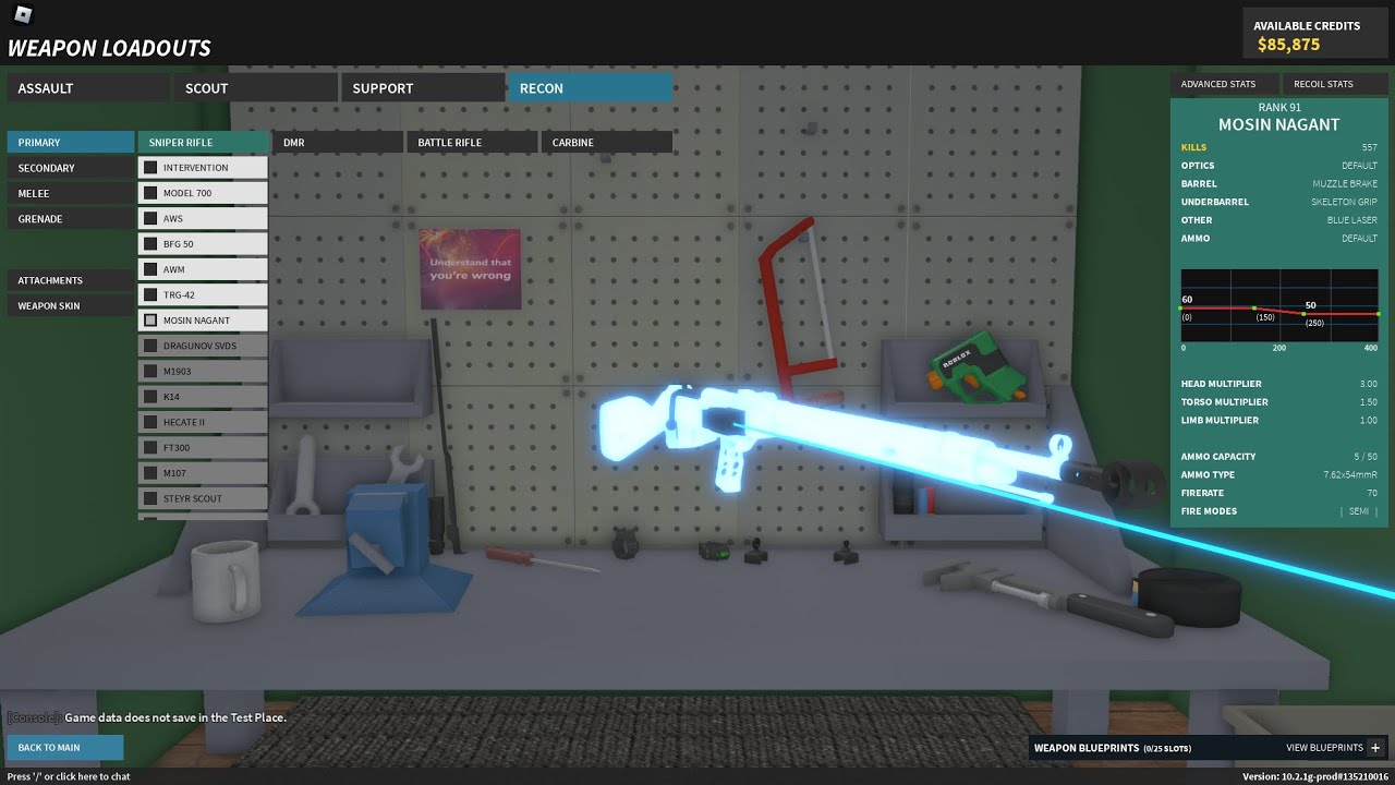 Getting the AWS and TRG to 100 Kills!(Phantom Forces)
