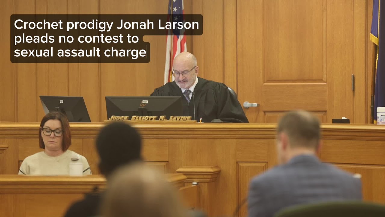 Crochet prodigy Jonah Larson pleads no contest to sexual assault charge