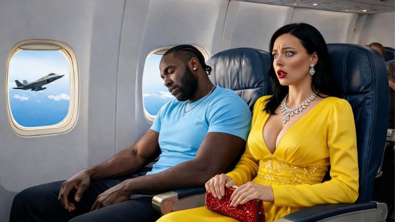 A Black Single Dad Was Asleep in Seat 8A — When the Captain Asked If Any Combat Pilots Were on Board