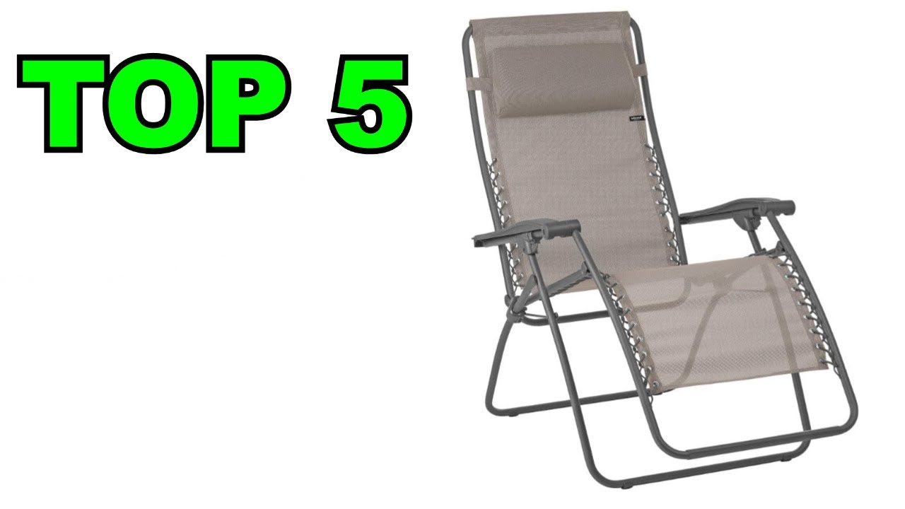 fauteuil de jardin : TOP 5 des fauteuils de jardin pliable à acheter en 2024 !