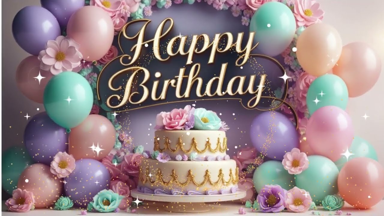Beautiful Happy Birthday Music Eleven Birthday Songs For Birthday Party Cake Balloons Gifts Sparkles