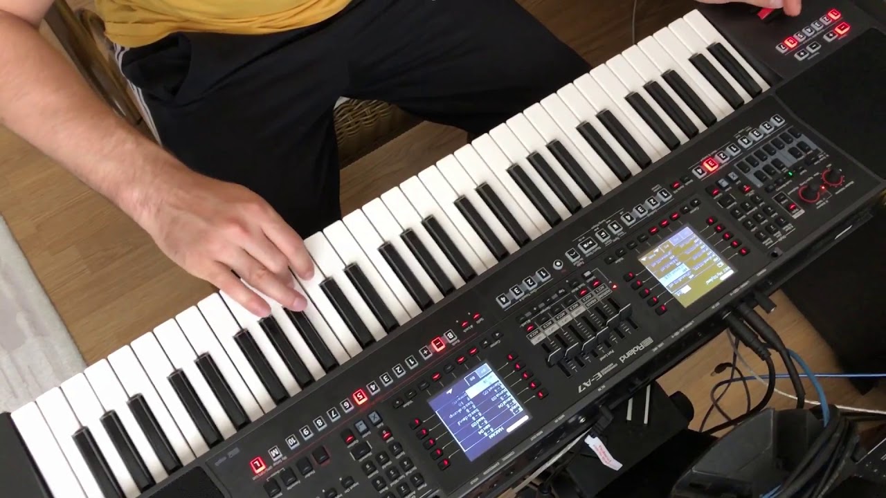 Roland E-A7 Hakan Çebi USB v2 güncelleme update yeni sesler ve çiftetelli