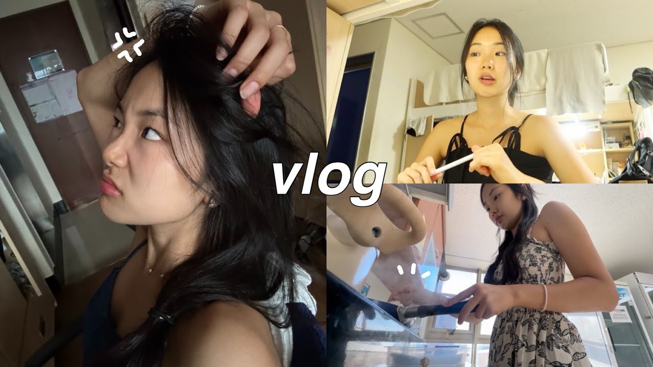 📘korea uni vlog: o que eu cozinho no dormitório, mudando a rotina na facul, dando aula de inglês!