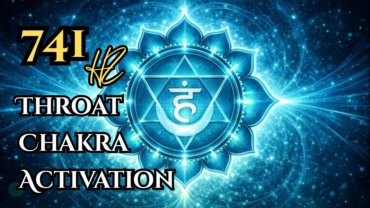 THROAT CHAKRA DEEP HEALING 🔵 Release Tension, Find Your Voice
