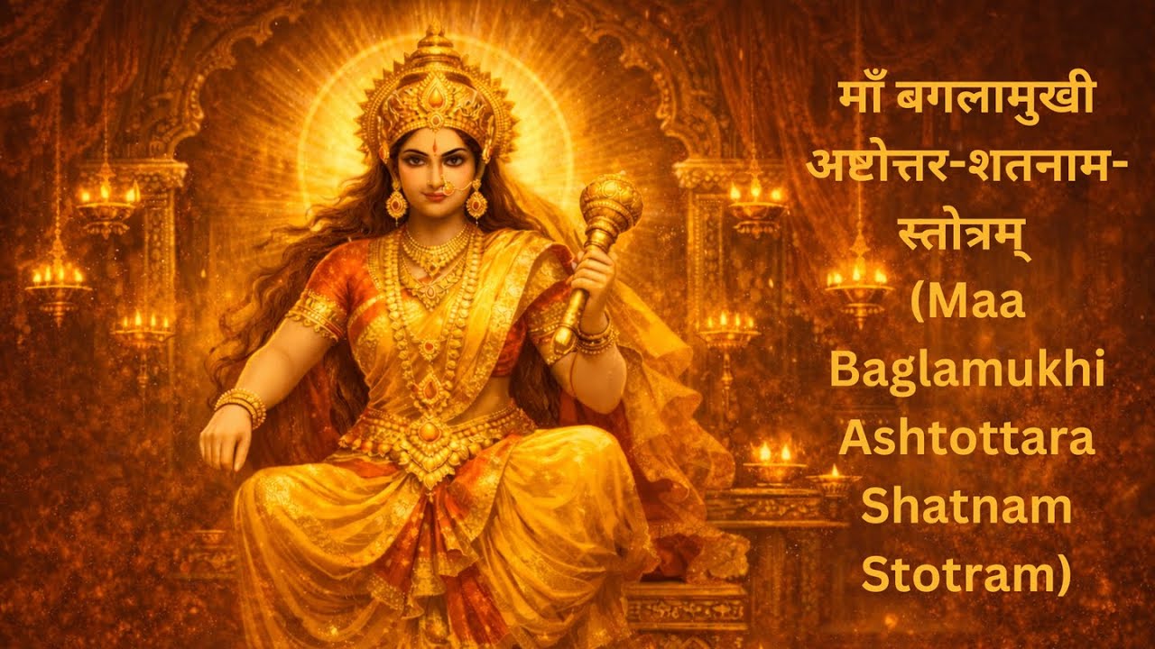 श्री बगलामुखी अष्टोत्तर शतनाम स्तोत्रम् I Shri Baglamukhi Ashtottara Shatanama Stotram I