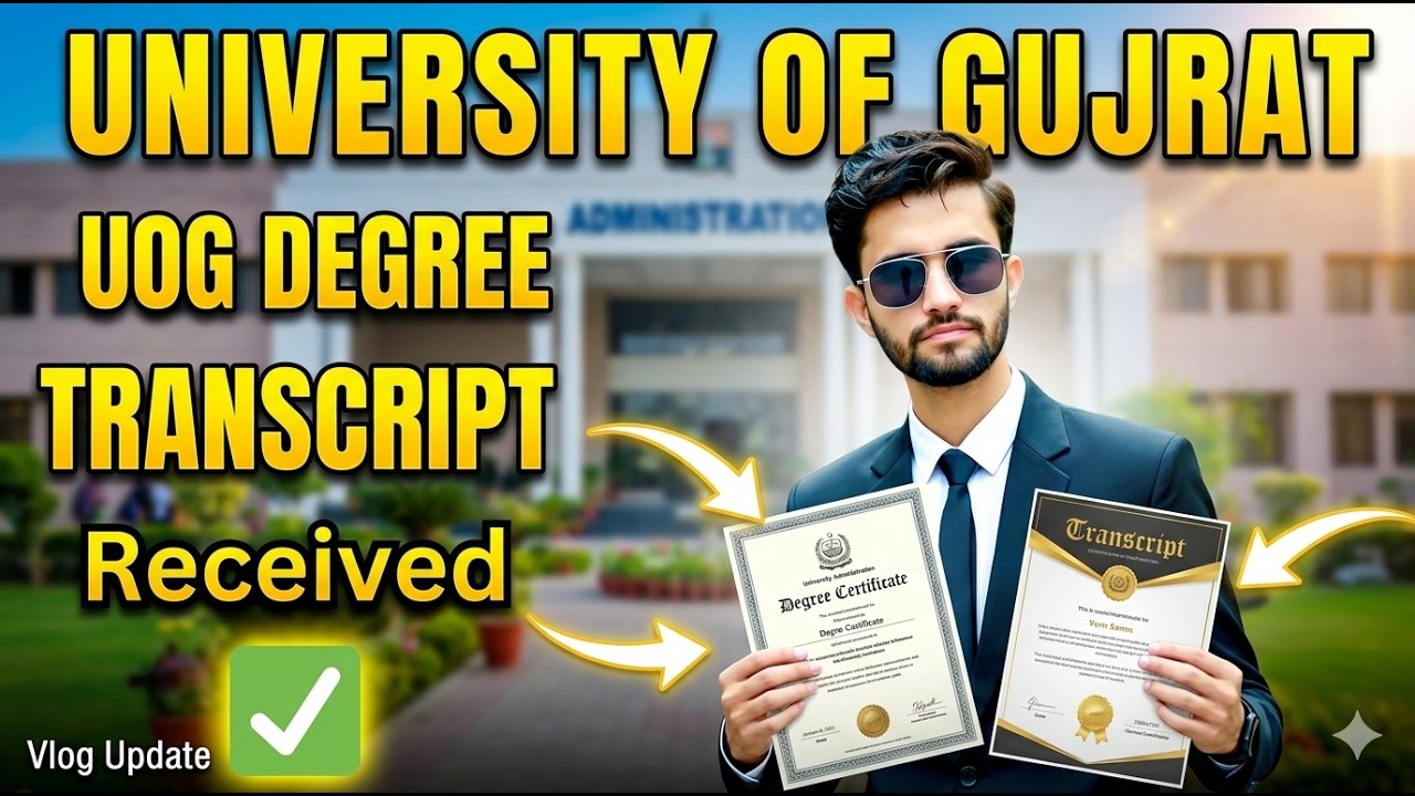 My University Degree Complete and Process for Transcript || UNIVERSITY OF GUJRAT (UOG)