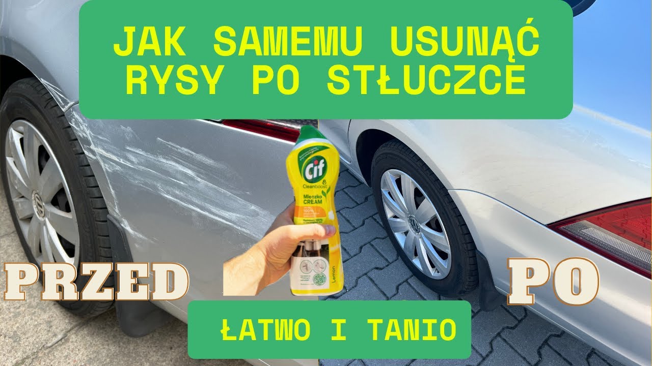 Jak łatwo usunąć rysy po stłuczce &ndash; bez lakiernika! #usuwanierys #naprawalakieru #samnaprawiam #rysy