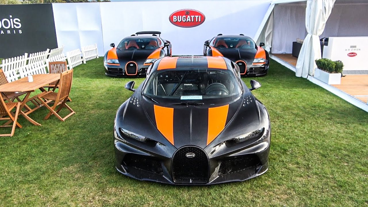 *EXCLUSIVE* Bugatti Chiron Super Sport 300+ Driving, Start up and Engine Sounds!
