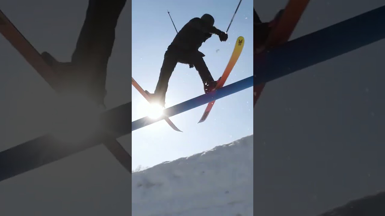 How to ski Rail with style !