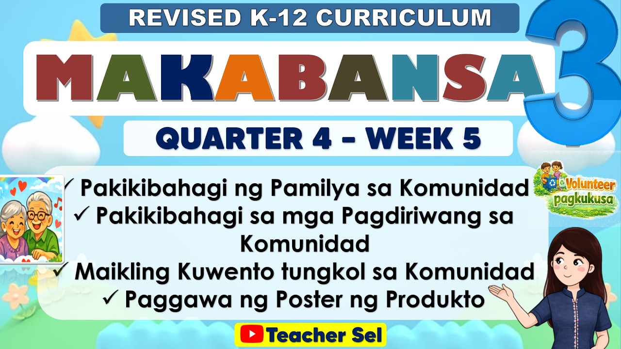 Makabansa 3 Quarter 4 Week 5 Revised K-12 Pakikibahagi ng Pamilya sa Komunidad