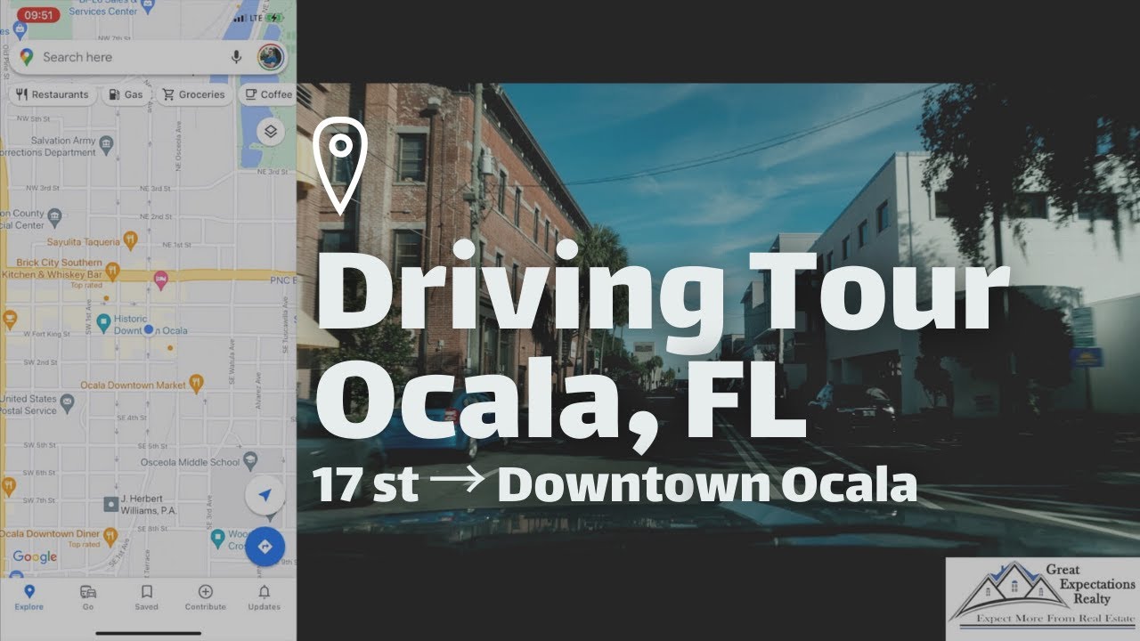 Driving through Ocala Florida | 17 st &rarr; Downtown Ocala
