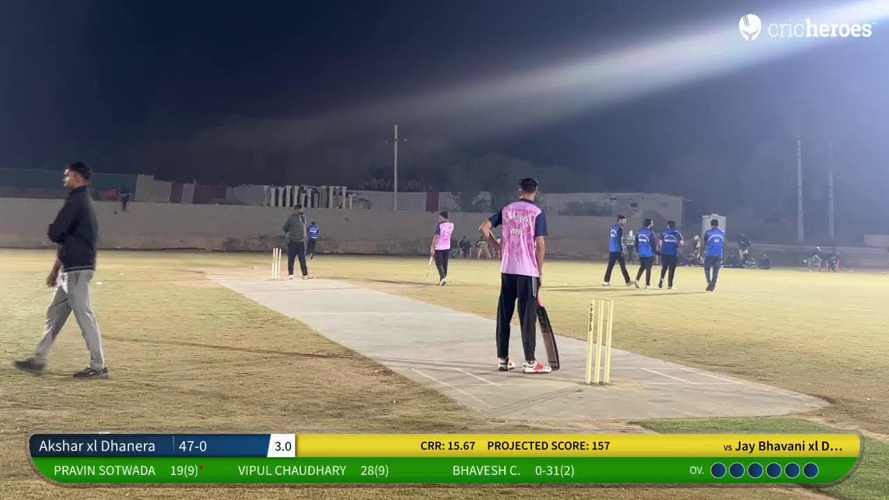 Jay Bhavani xl Dhanera vs Akshar xl Dhanera | Lions Auction premier league Dhanera (Semi Final) | …