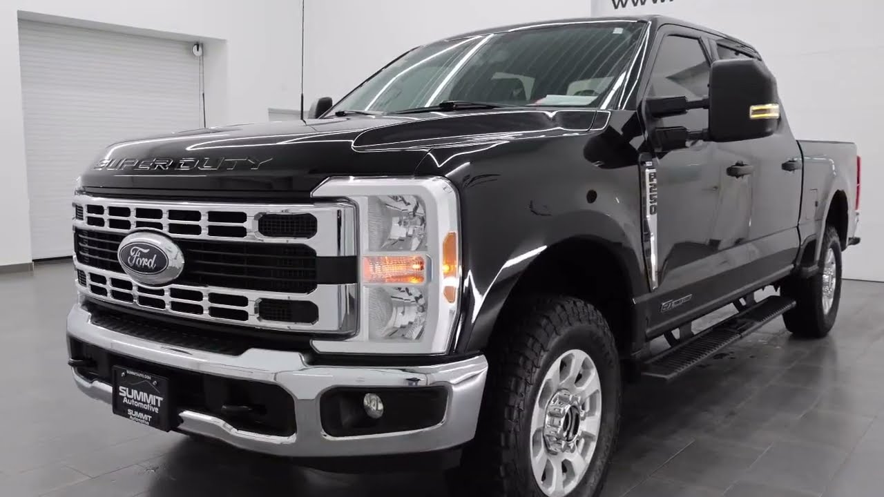 2023 Ford F250 Super Duty Black Used. walk around for sale in Fond Du Lac, Wisconsin,