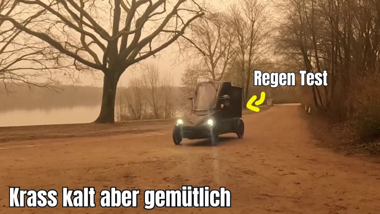 Ein gemütlicher Wintertag im Regen / Winter Ausflug mit Fahrrad Wohnmobil 4.0!