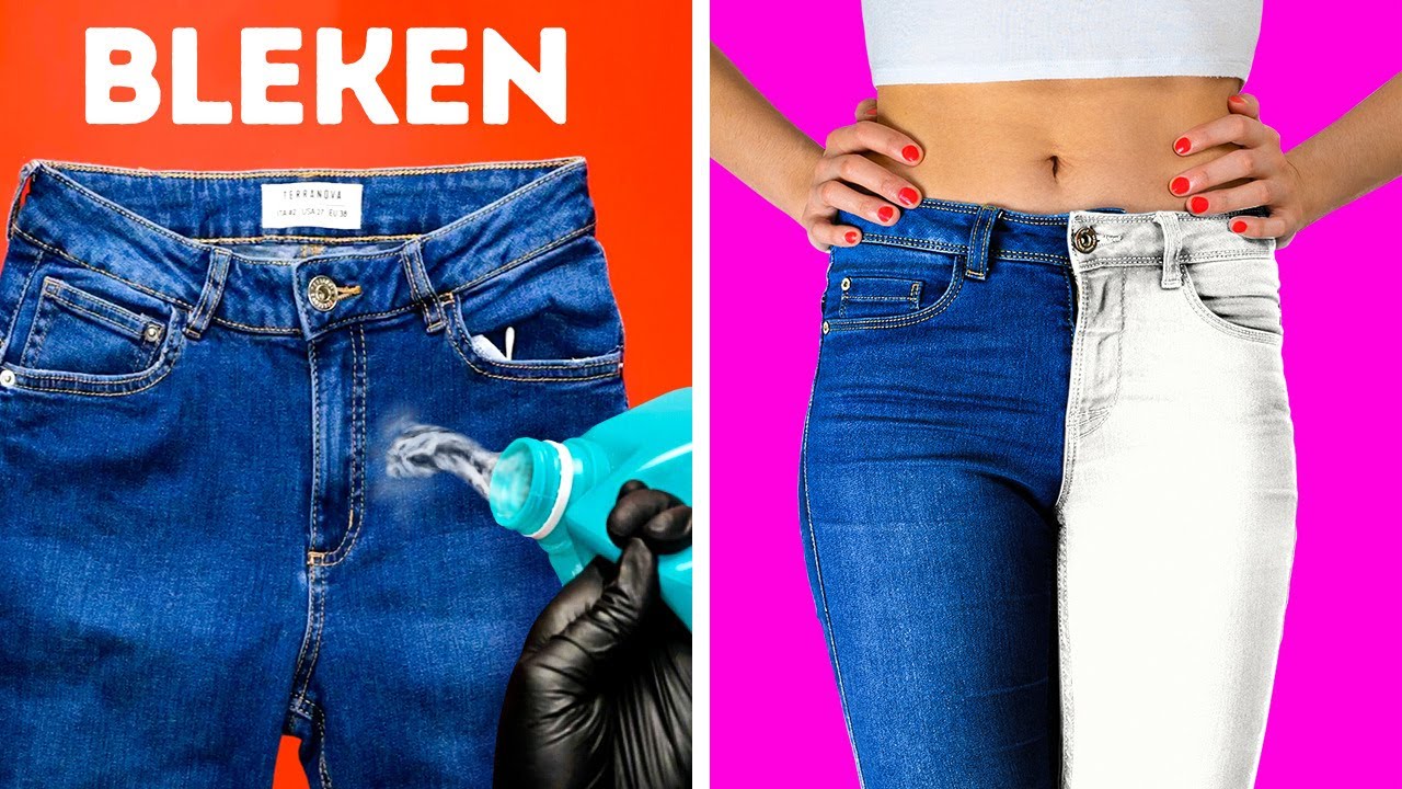 35 GEKKE MANIEREN OM OUDE JEANS OP TE FRISSEN