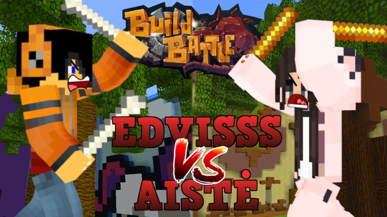 EDVISSS VS AISTĖ! // Build Battle