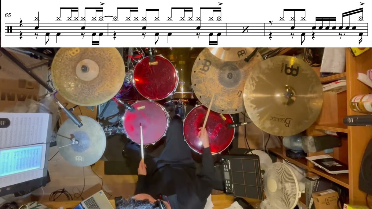 SPARKLE/山下達郎 ドラム動画