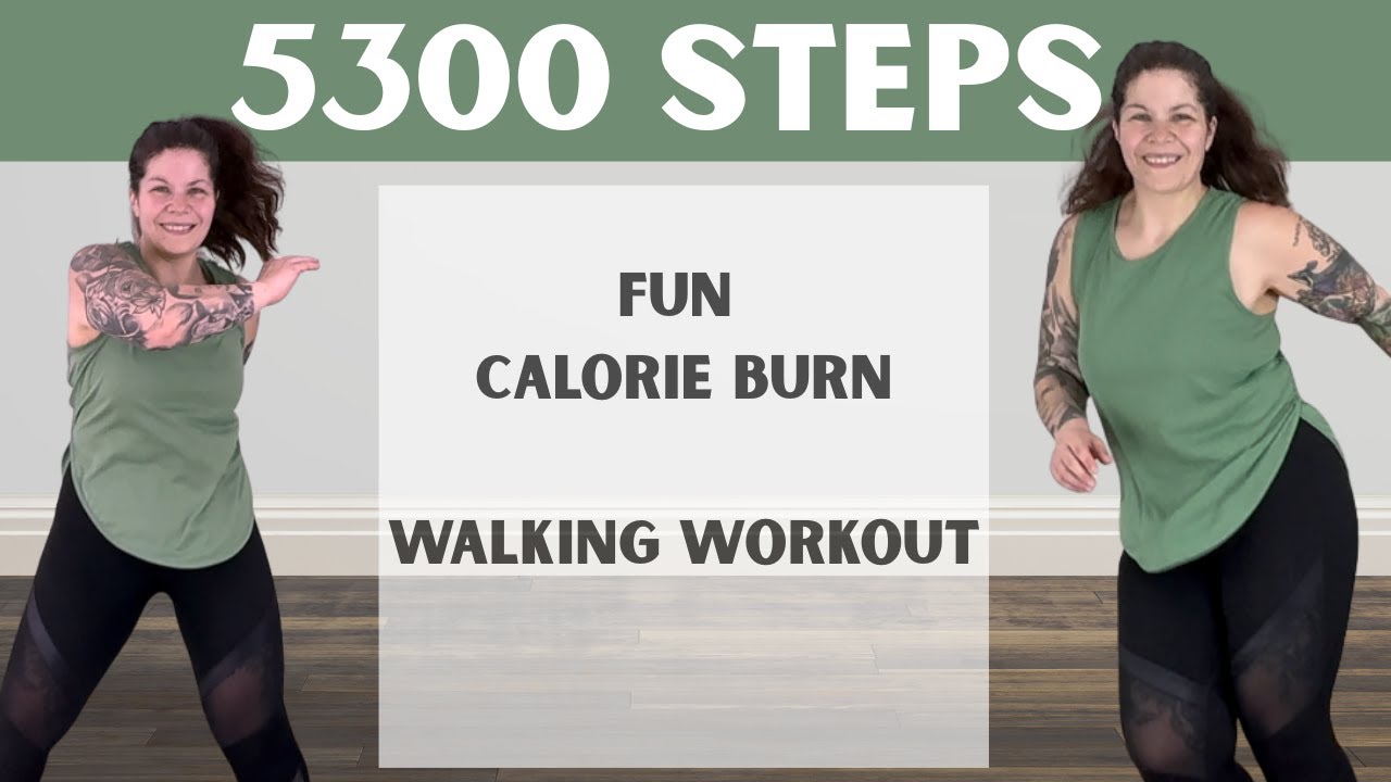 SUPER FUN WALKING CARDIO 5300 Steps LOW IMPACT