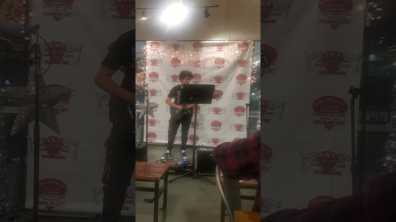 Gabe performing Eye of the tiger