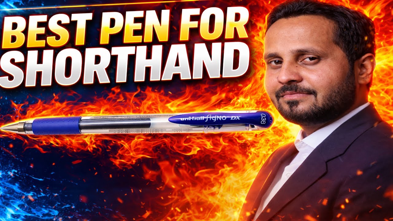 Best Pen for Shorthand Writing 2026 | No Smudges & High Speed