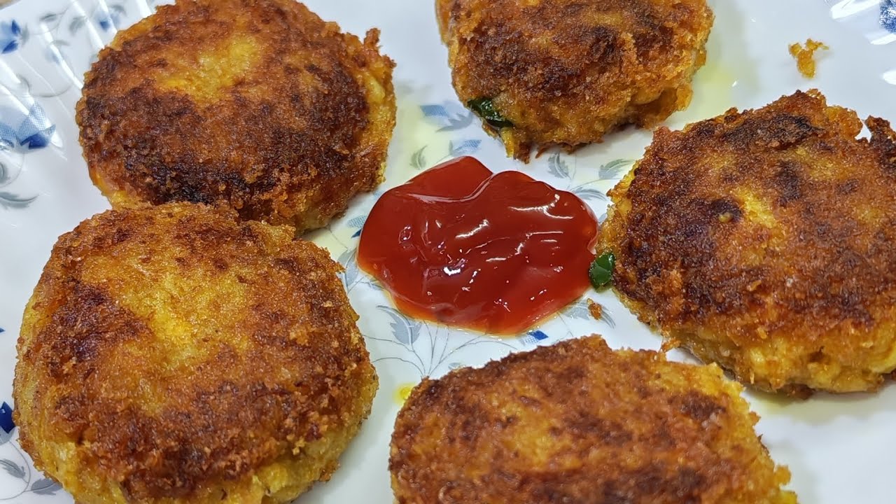 शाम के नाश्ते के लिए मैंने यह चिकन कटलेट बनाया | Easy Tasty Chicken Cutlet Recipe 