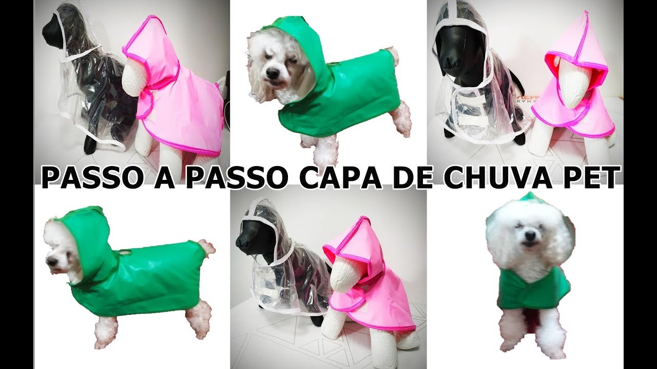 PASSO A PASSO CAPA DE CHUVA FÁCIL PARA  PET