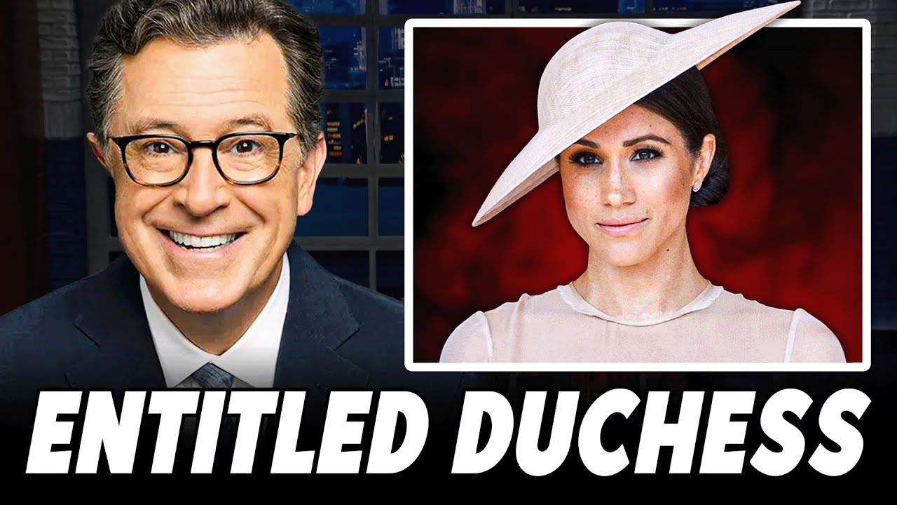 Stephen Colbert Hilariously DESTROYS Meghan Markle On The Late Show