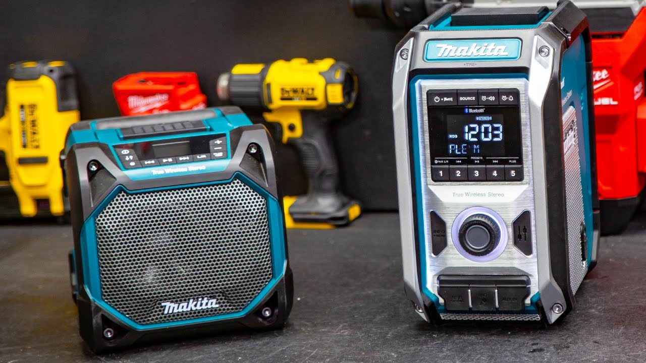 НОВАЯ радиостанция Makita Jobsite Radio (DMR113) и портативный Bluetooth-динамик DMR203