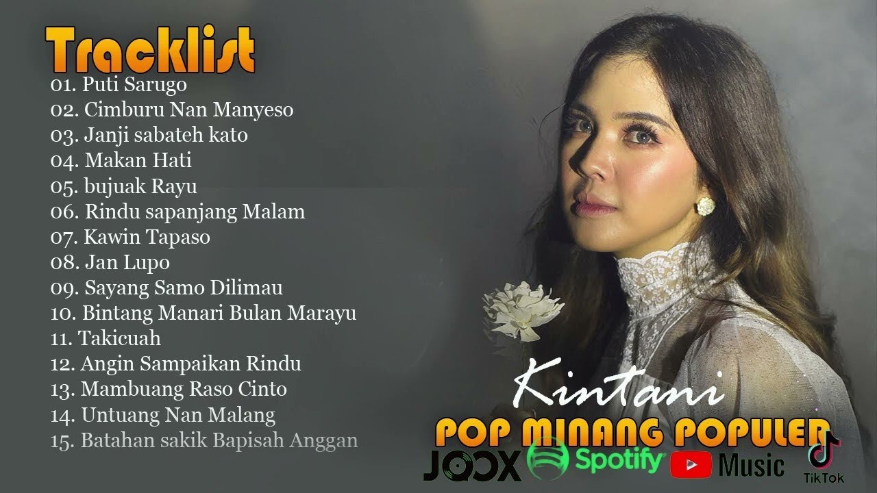 POP MINANG POPULER KINTANI, FULL ALBUM  Lagu Minang Full Album Enak didengar