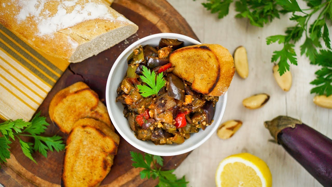 ANTEPASTO DE BERINJELA (CAPONATA) | Especial de Natal 🎅🏻