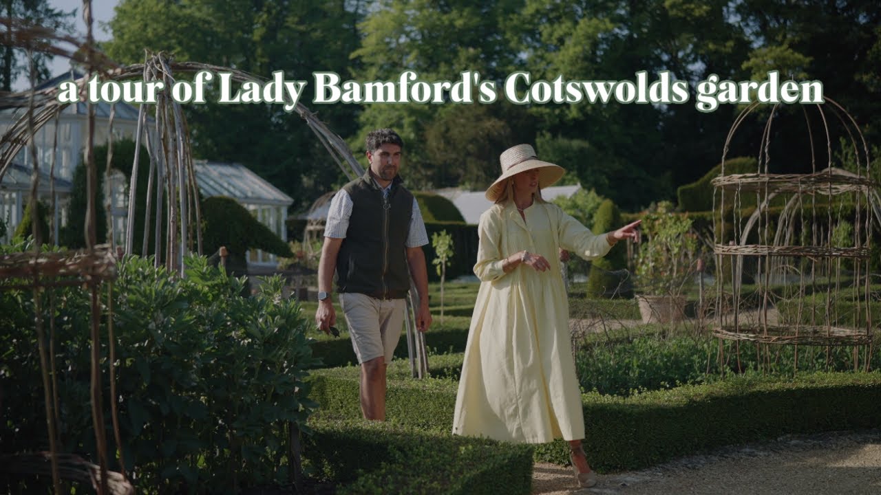 A Never-Seen-Before tour of Carole Bamford's Kitchen Garden and Greenhouses at Daylesford House 🌳