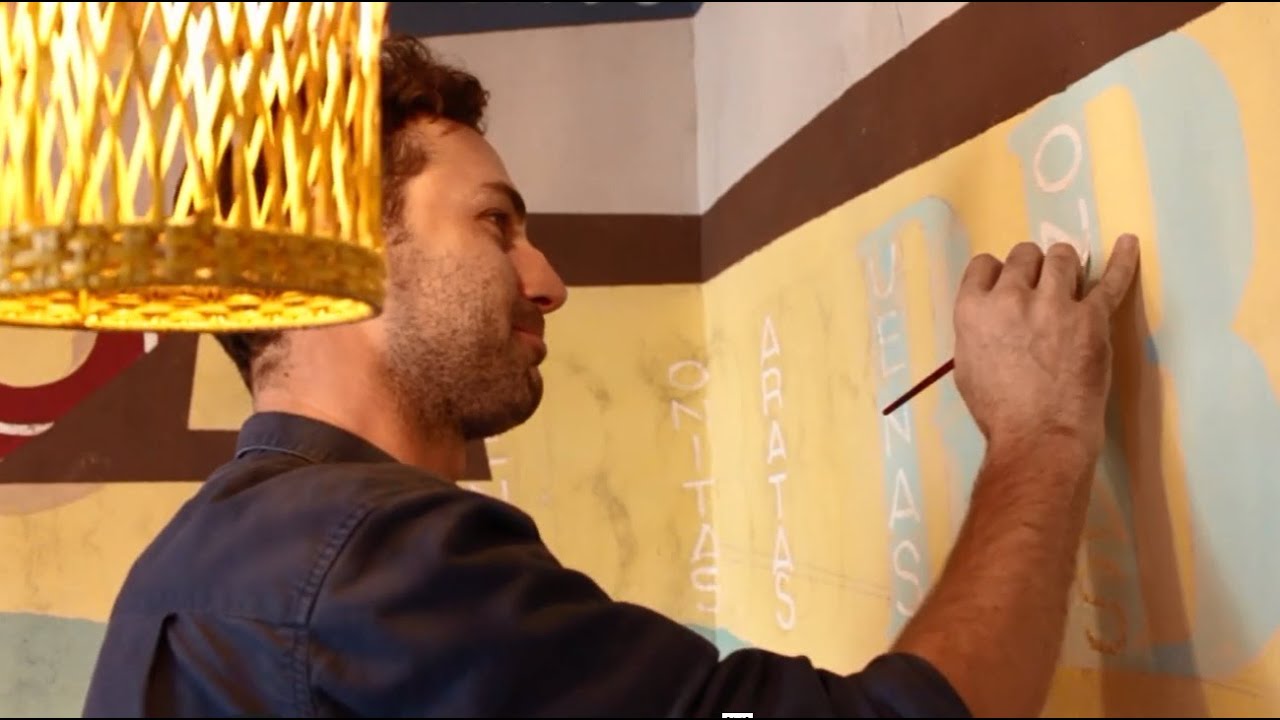 Max Rippon | Wall art at Wahaca Edinburgh