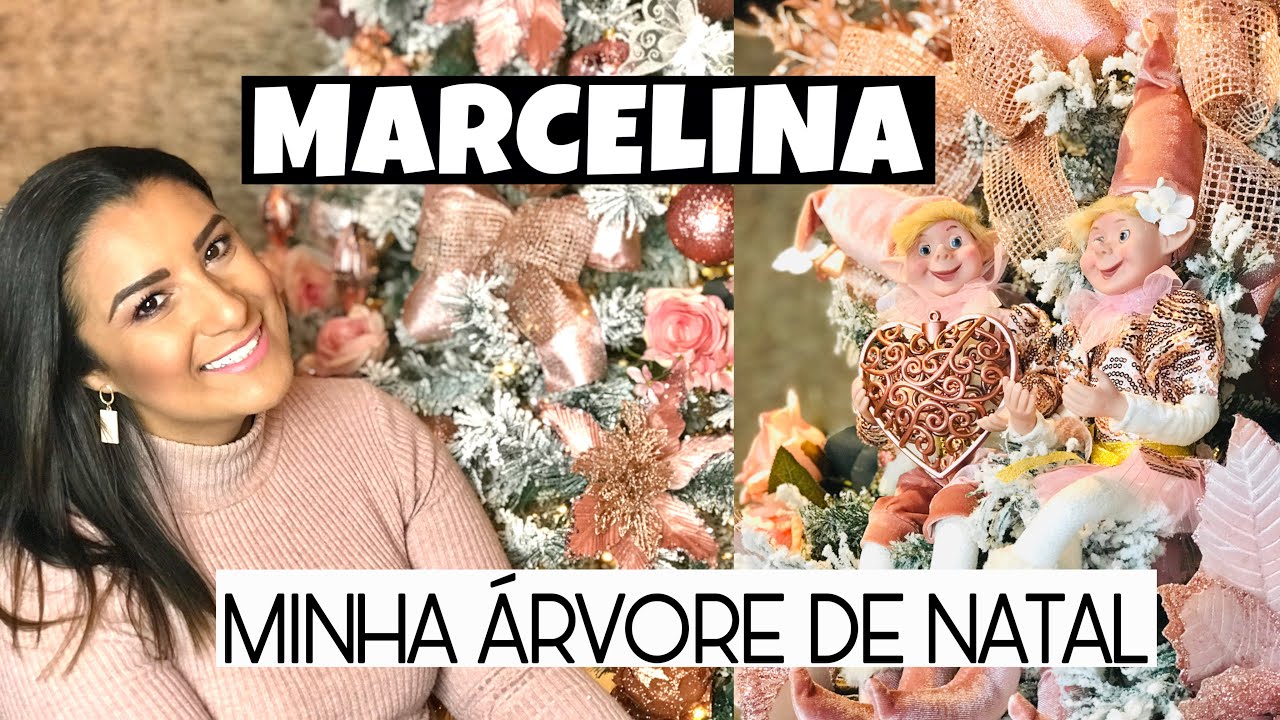 NATAL 2020 COMO DECORAR ÁRVORE DE NATAL DE FORMA SIMPLES E SOFISTICADA ÁRVORE DE NATAL ROSE GOLD