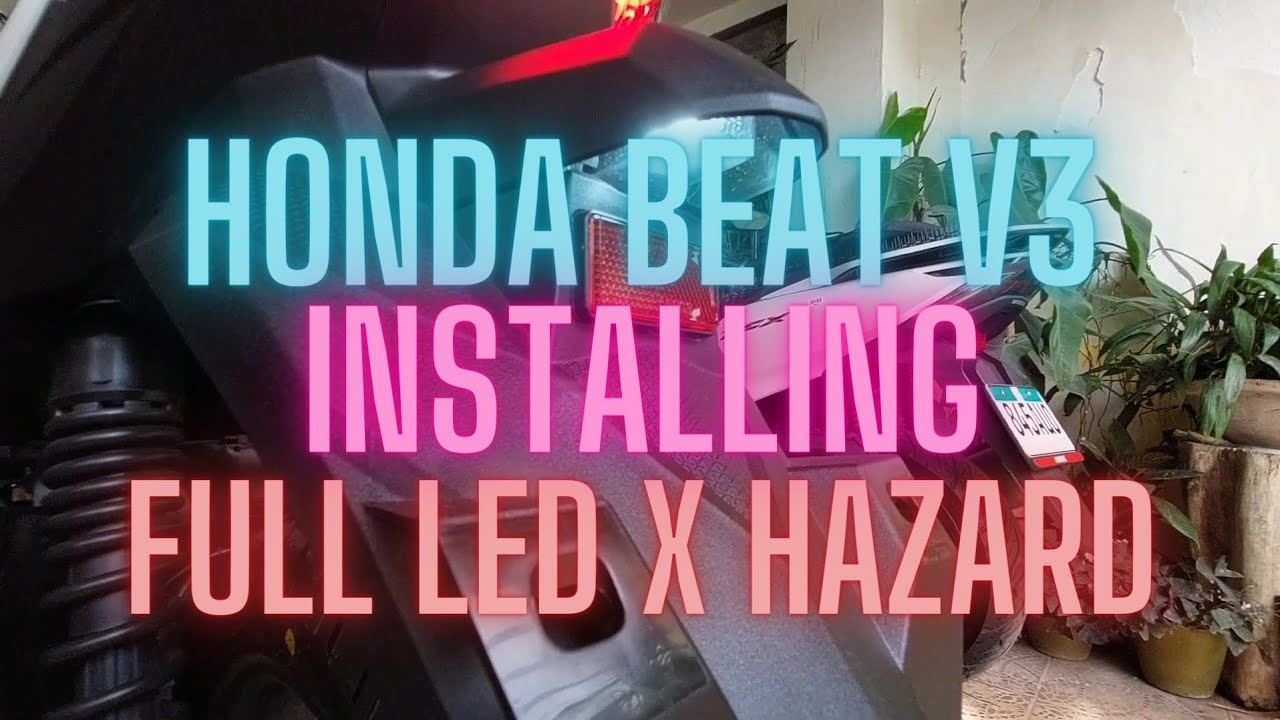 Honda BeAT V3 FULL LED + HAZARD LIGHTS