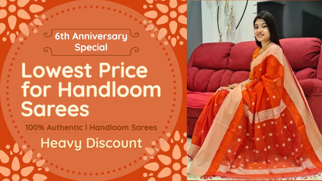 Debanjali's Hindi Series || 100% Authentic Handloom Sarees || 6th Anniversary Special || |Ep209 ||
