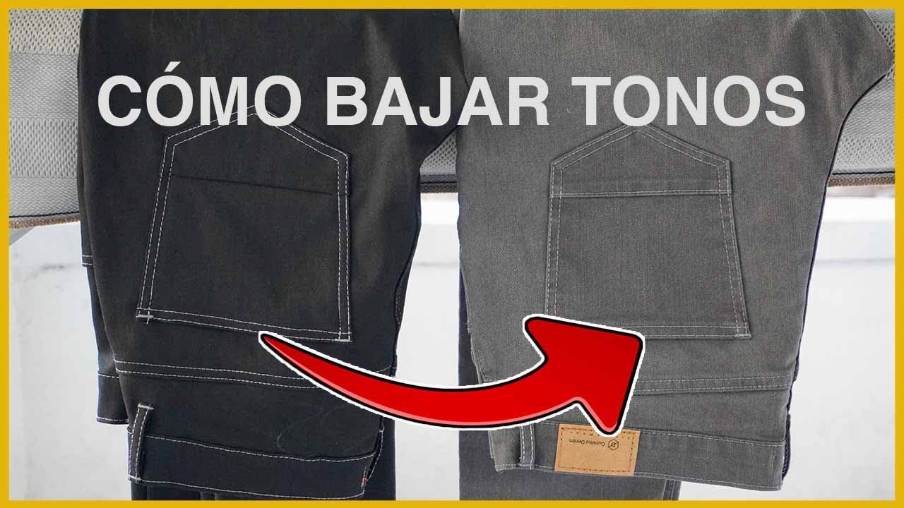Cómo cambiar el color de tus Jeans de Negro a Gris