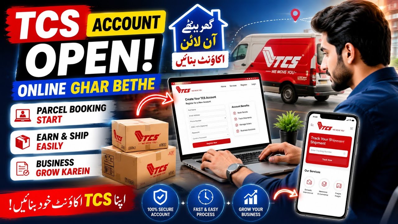 How To Open TCS Cash On Delivery Account |Open TCS COD Account in Pakistan 2025