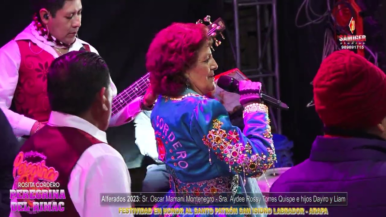 Parranda Ojitos Lindos - Peregrina del Rimac (Rosita Cordero & Antonio Bldeon) Concierto Arapa 2023