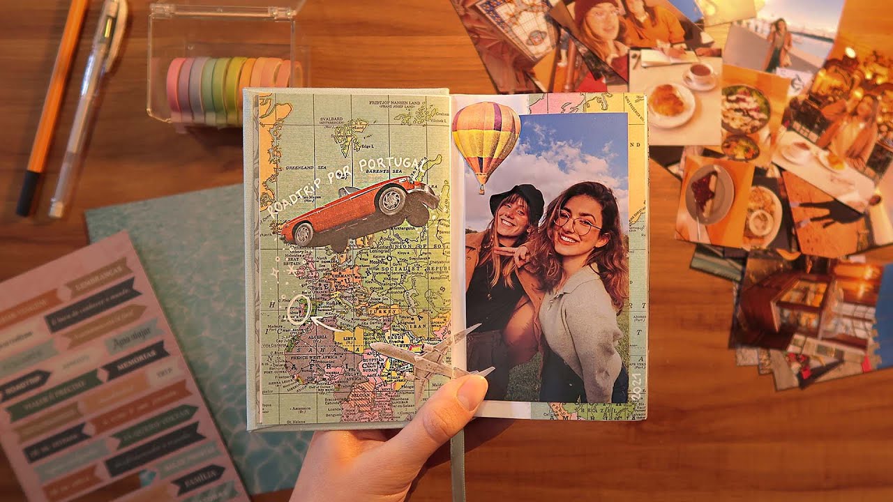 Como fazer um diário de viagem (travel journal)