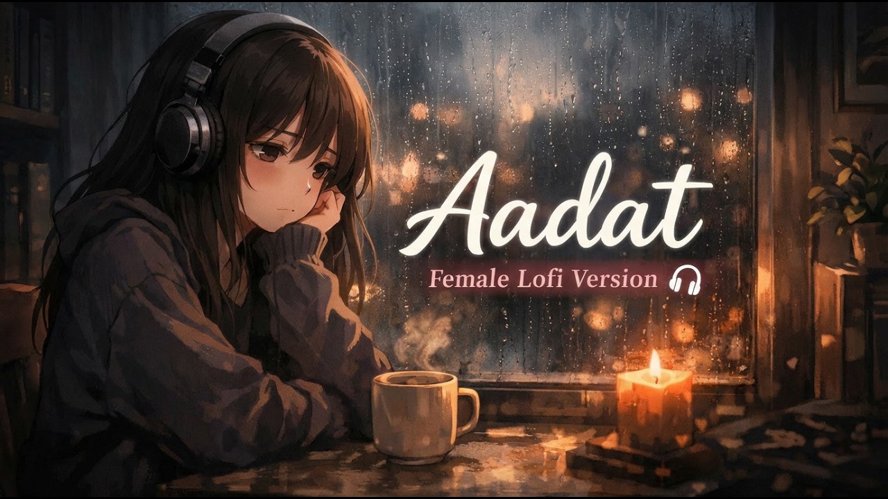 Aadat – Slowed & Reverb Female Cover | Lofi Music | Late Night Vibes