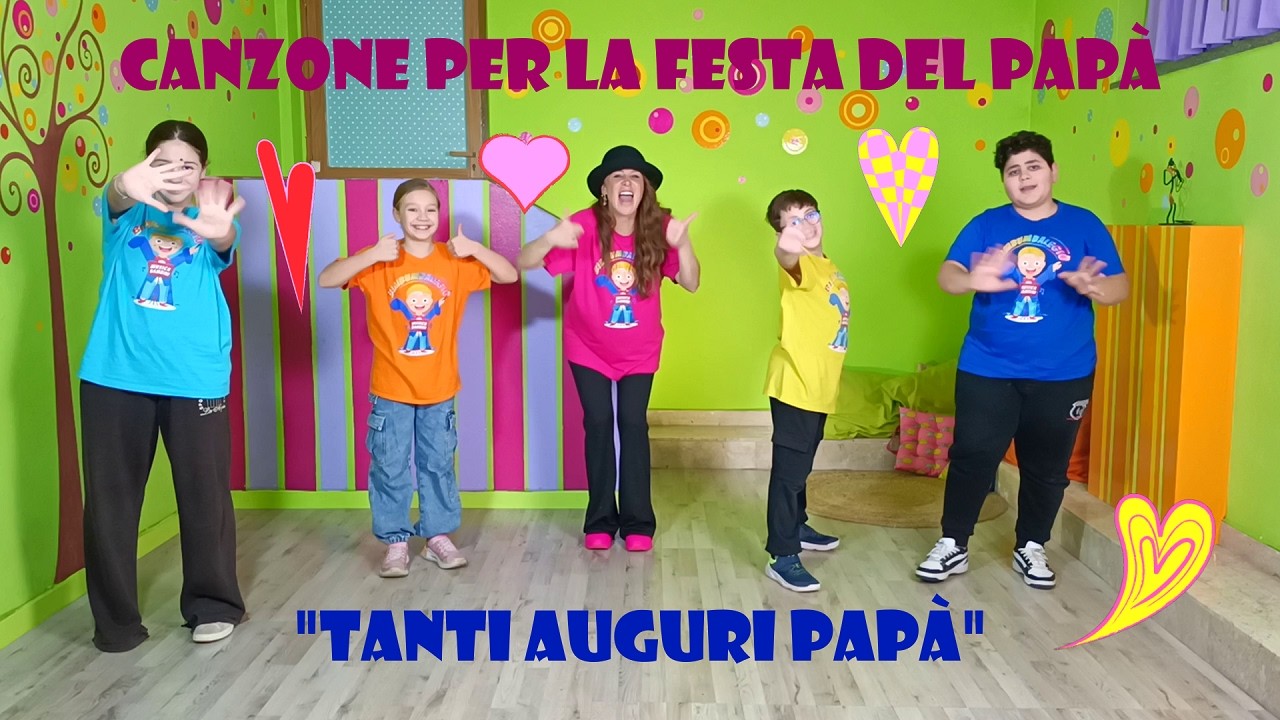 🎶❤CANZONE PER LA FESTA DEL PAPA' per bambini dell'infanzia e della primaria - 
