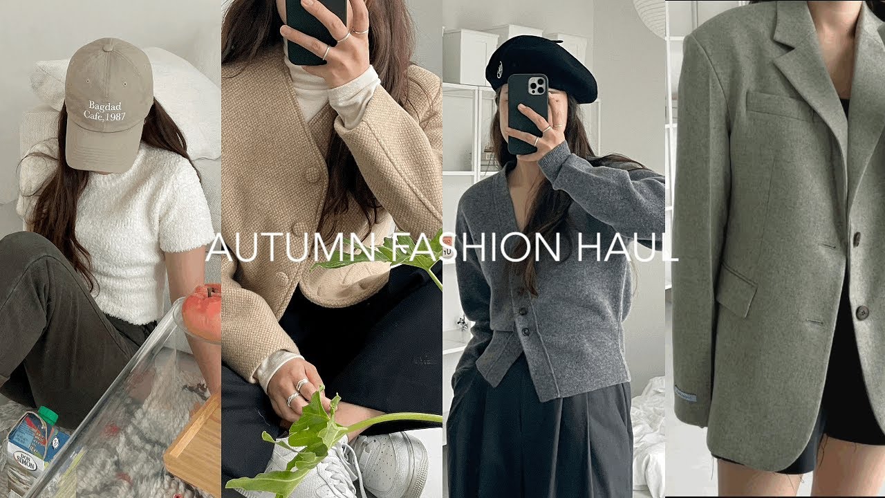 Haul. 내돈내산 가을룩북, 가을쇼핑 공유해요, 가을코디, 패션하울, 데일리룩 (그로브스토어, 다이애그널, 마리떼프랑소와저버, 자라, 인스턴트펑크, 메종마레, 프롬웨얼)