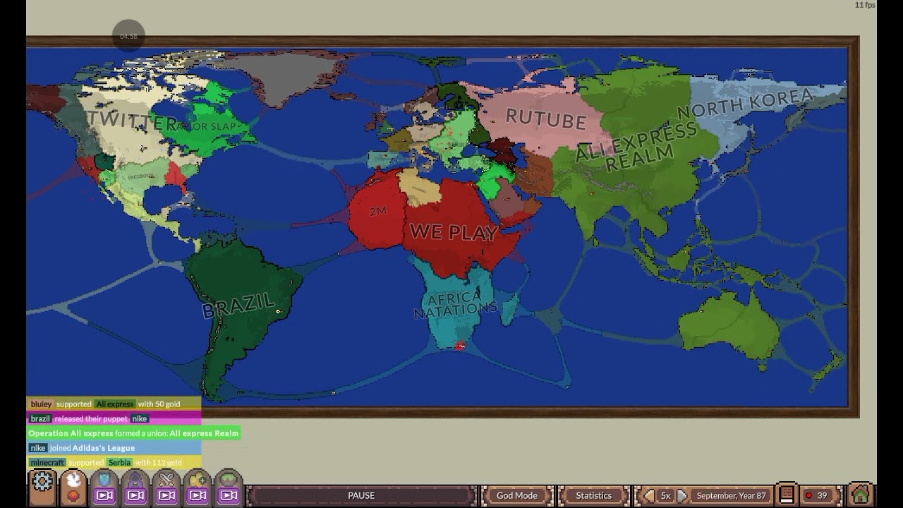 Random wars on age of conflict [1]
