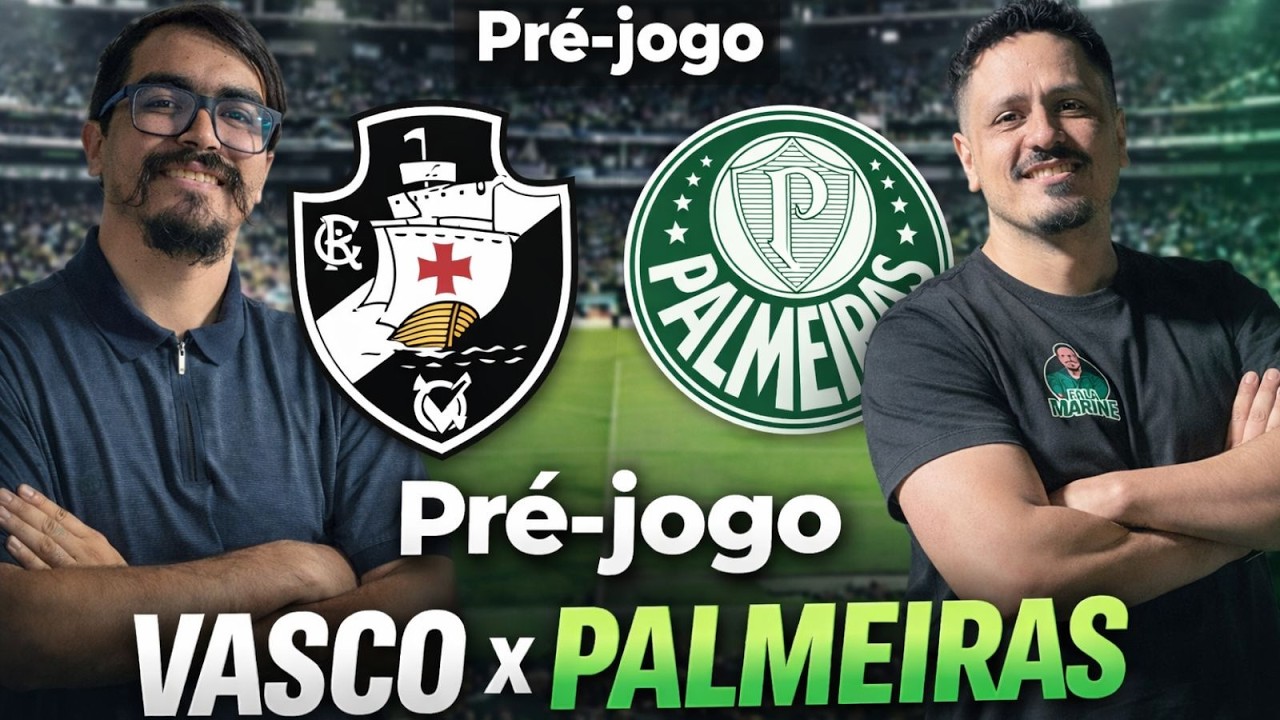 VASCO x PALMEIRAS AO VIVO – PRÉ-JOGO E DEBATE COM CAIO FEITEL | BRASILEIRÃO 2026