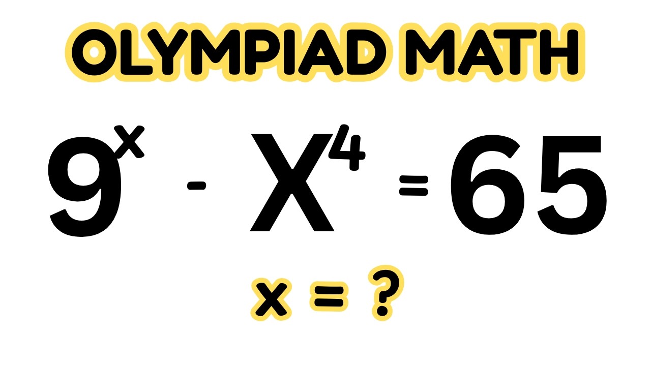 Students FAILED ❌ This OLYMPIAD Math Test. Can You Solve It?