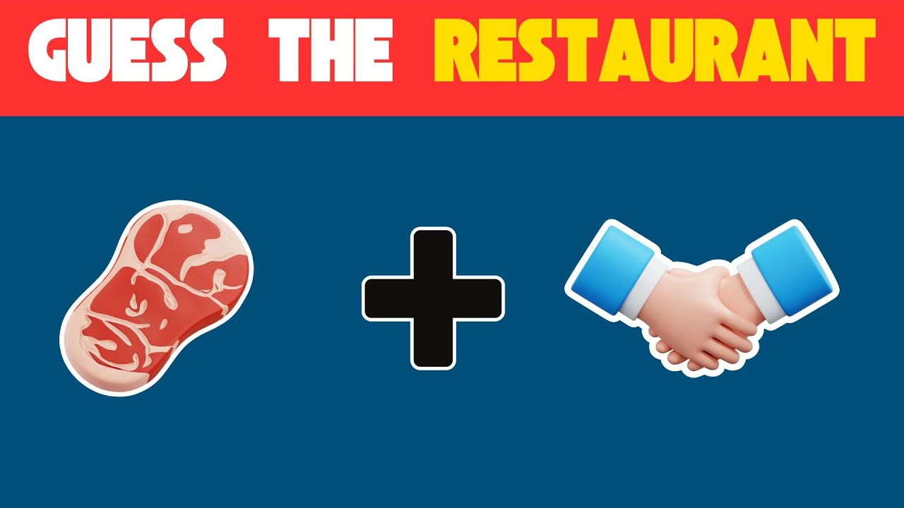 Guess the Fast Food Restaurant by Emoji