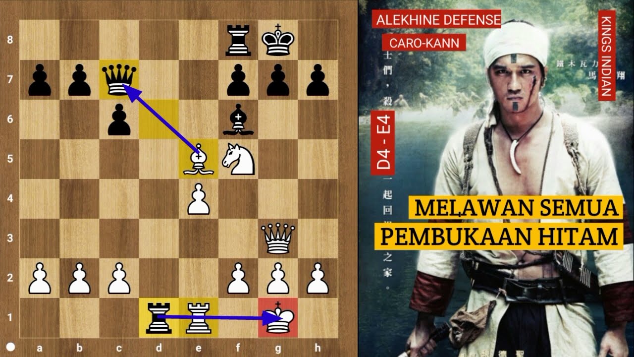TOP 5 Jebakan Catur Mematikan Melawan 5 Pembukaan Catur Hitam