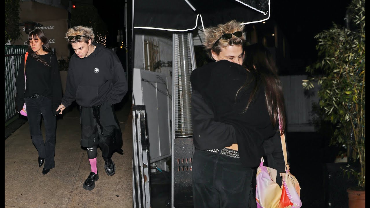 YUNGBLUD and Jesse Jo Stark show PDA after dinner in Santa Monica!
