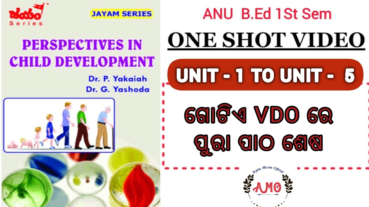 perspectives in Child development B.Ed 1st sem. Andra/Anu/AKU/Yogi vemana university .by Arpita mam
